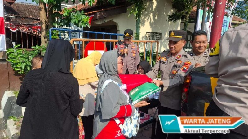Polres Boyolali Distribusikan beras SPHP hingga ke desa-desa untuk menjaga Stabilitas pangan masyarakat