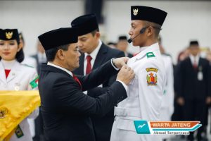 Paskibraka Jateng 2025 Dikukuhkan, Ahmad Luthfi: Berikan Kebanggaan Cinta Tanah Air