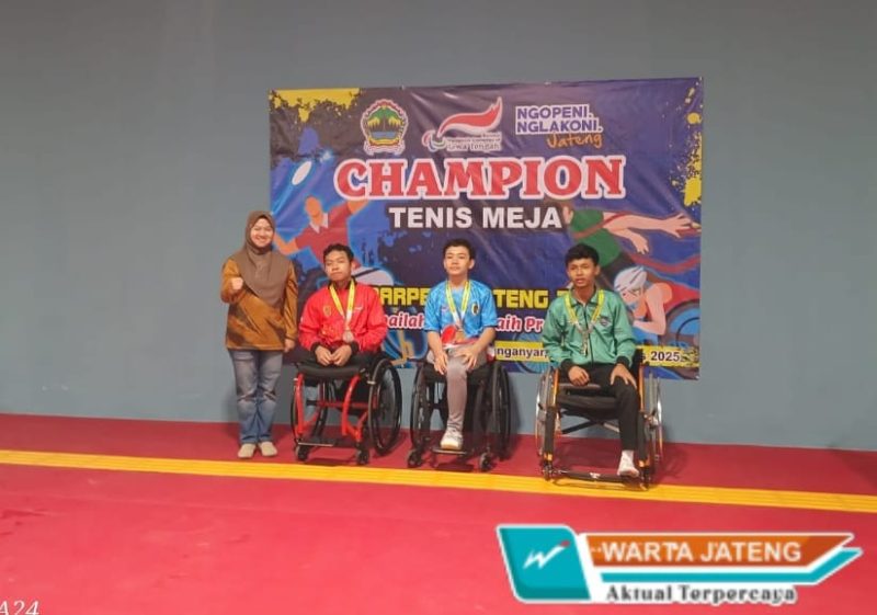Atlet Paralympic Pelajar Klaten Capai Target, Sabet 3 Medali Emas