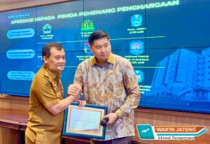 Jawa Tengah Raih Penghargaan Provinsi Terbaik Program Penyediaan Perumahan
