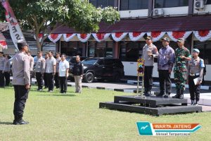 POLRES BOYOLALI GELAR APEL BESAR ORMAS DAN POTMAS, GUNA MENDUKUNG KONDUSIFITAS KAMTIMAS