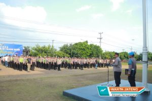 PATROLI SKALA BESAR DIGELAR DI KLATEN,POLRES BERSAMA TNI DAN INSTANSI TERKAIT